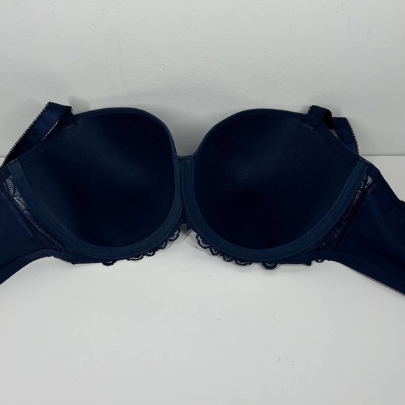 Fantasie Underwired T-Shirt Bra 38D Racerback Convertible NAVY NWOT - Picture 11 of 14